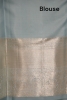Exclusive Silver Checks Kanjeevaram Silk Saree